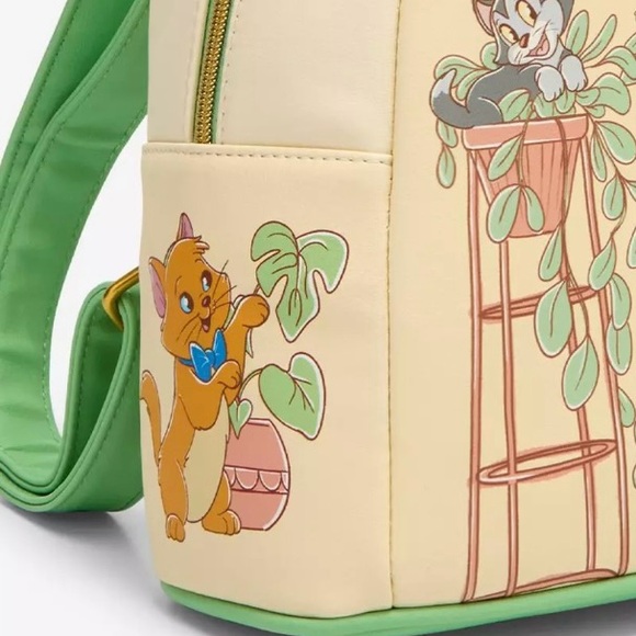 Loungefly Disney Cats & Plants Mini Backpack Aristocats Oliver - Picture 4 of 6